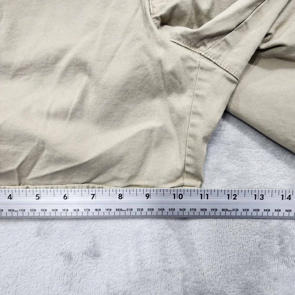 Gloria Vanderbilt Shorts Womens 6 Beige Celina Chino Twill Stretch Casual Summer